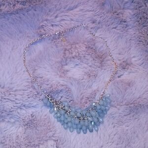 Claire's Gold And Green Charmed Necklace